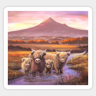 Muckle Coows of Bennachie Sticker